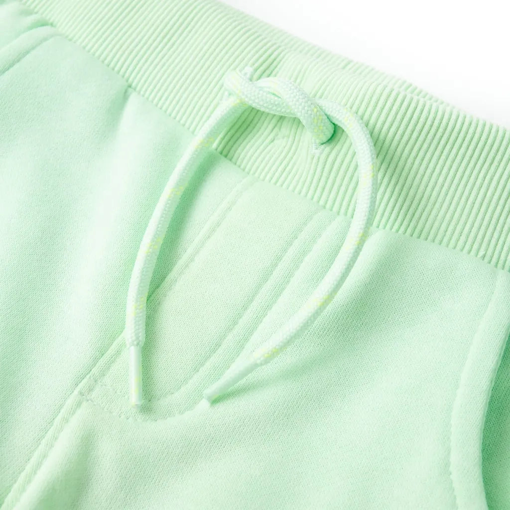Pantaloni Tuta per Bambini Verde Brillante 116