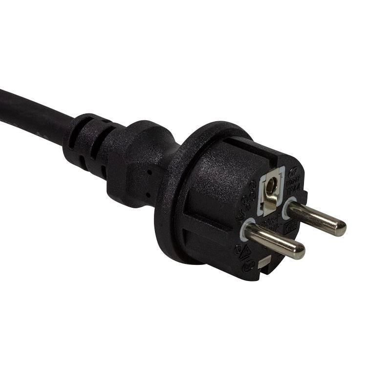 LogiLink LPS255 prolunghe e multiple 1,5 m 5 presa(e) AC Esterno Nero, Giallo