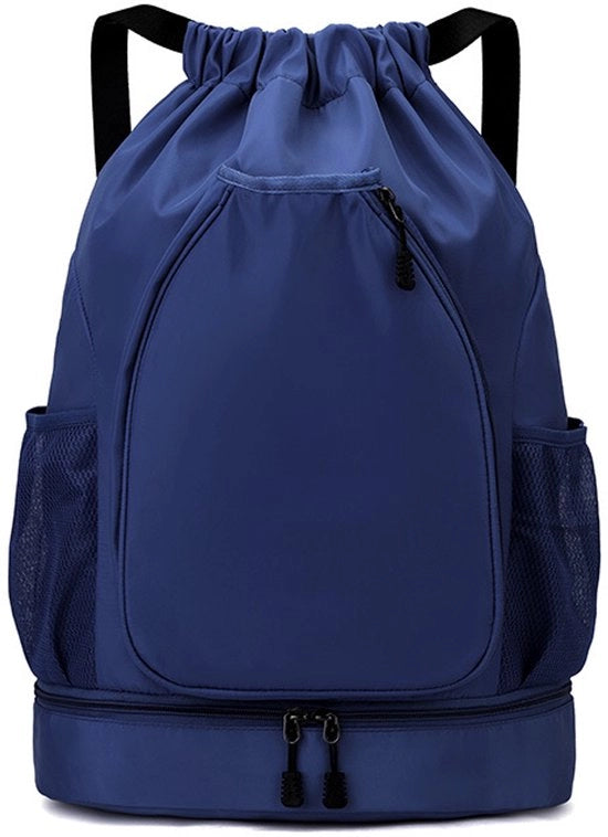 Borsa da tennis, borsa sportiva, unisex, impermeabile, borsa per racchette da tennis, accessori da tennis, adatta per attività sportive - Blu marino