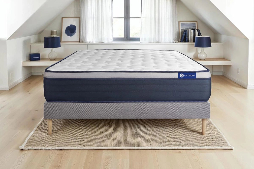 Kit rete e materasso matrimoniale Actiflex max 180x210cm - Spessore : 26cm - Molle insacchettate e memory foam - rigido