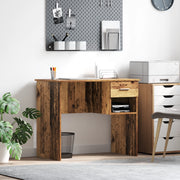 Scrivania con stoccaggio Legno Antico 90x49.5x75 cm Legno ingegnerizzato