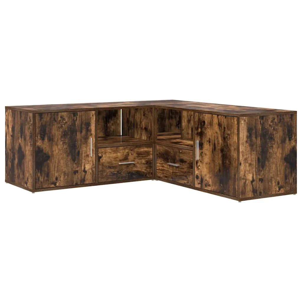 Mobile Angolare Rovere Fumo 200x40x45 cm in Truciolato CFW1961583