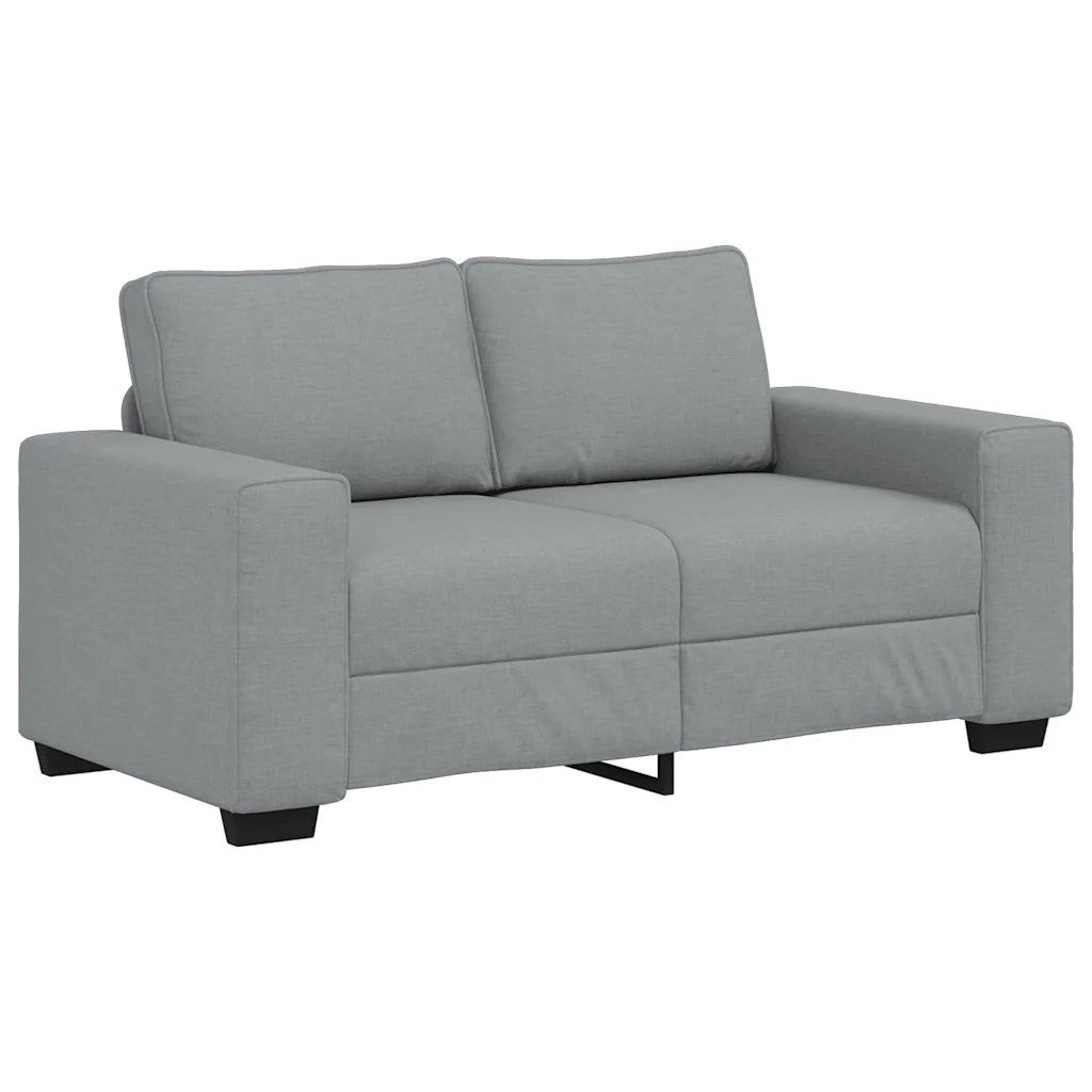 Divano a 2 Posti Grigio Chiaro 160x77x82 cm in Tessuto 4105156