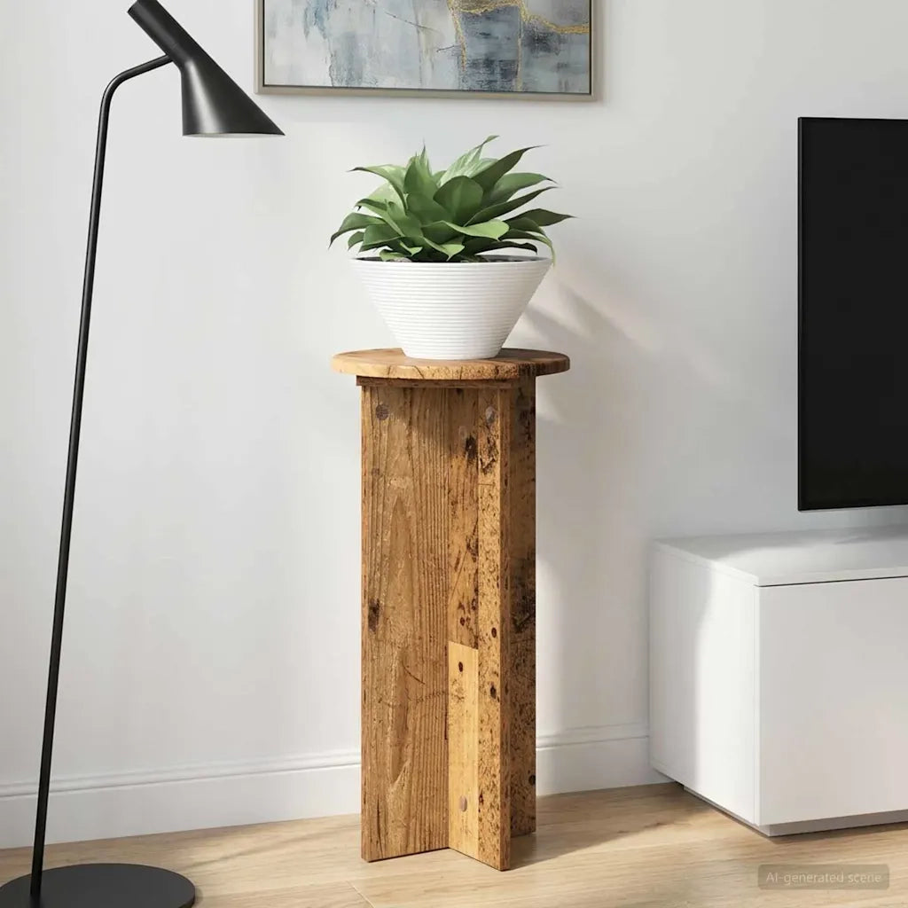 Supporto per piante | Sostegno per piante 2 pz Legno antico 29,5 x 29,5 x 60 cm