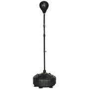 Punching Ball da Terra con Base Riempibile e Ventose, Altezza Regolabile da 145-180 cm, Nero