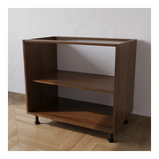 Calandrelli Base Cucina 80 senza ante  L 80 P 55,5 H 72 cm Noce Scuro
