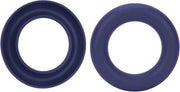 Set di tubi di gomma per contenitore di filo per macchina da cucire - Metallico e Plastico - Viola