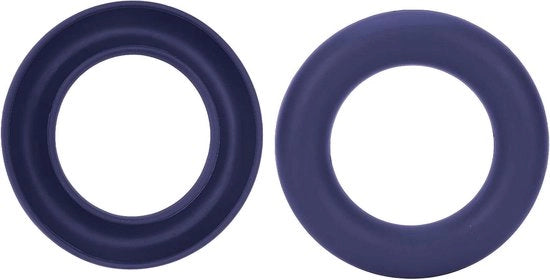 Set di tubi di gomma per contenitore di filo per macchina da cucire - Metallico e Plastico - Viola