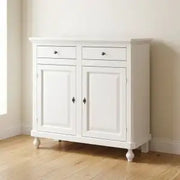 Credenza base napoletana in legno Shabby chic 2 ante bianco