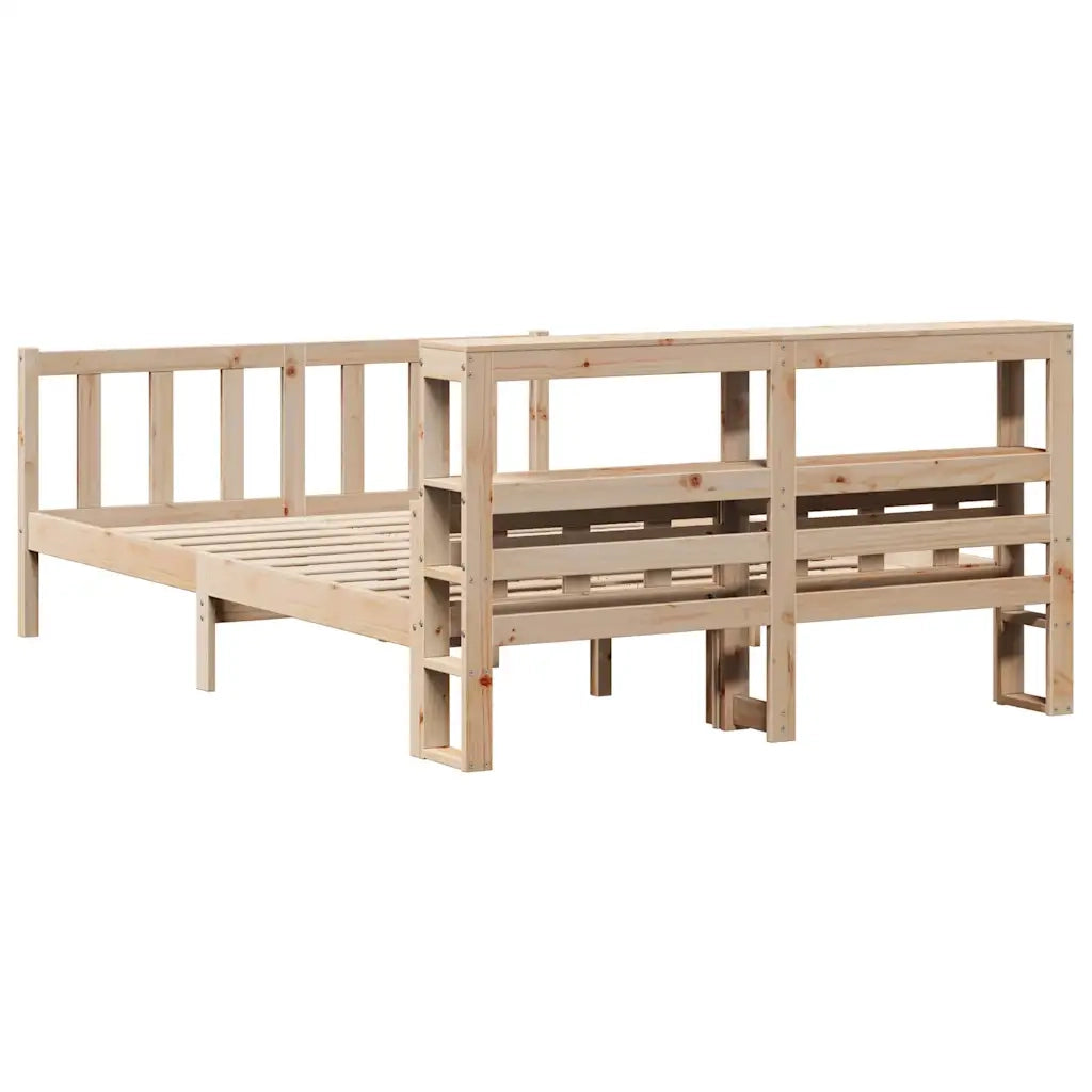 vidaXL Letto senza Materasso 160x200 cm in Legno Massello di Pino
