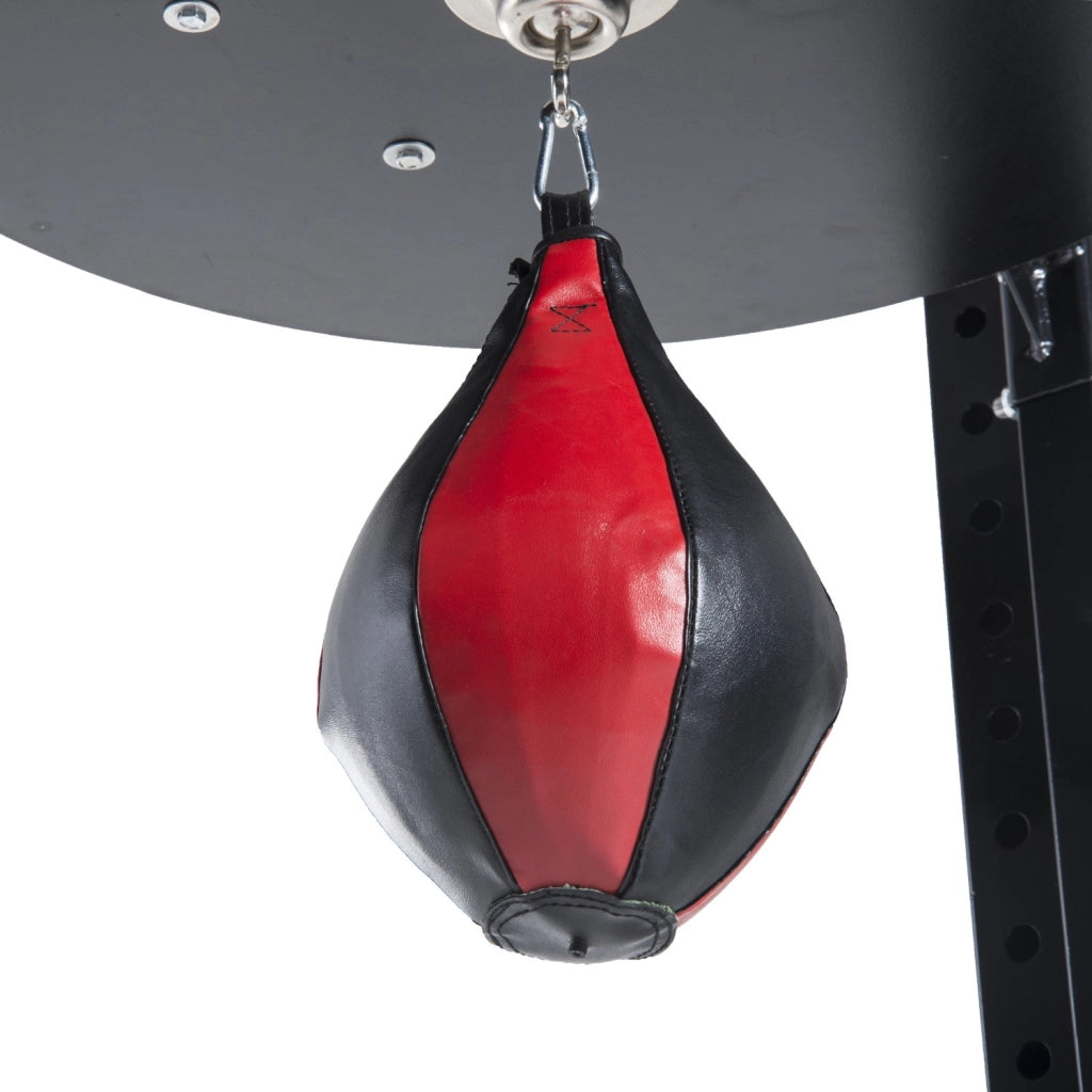 EasyComfort Piattaforma Boxe con Speedball Φ21 cm, Punching Ball per Allenamento Pugilato Arti Marziali, in Legno e Acciaio