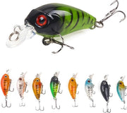 Pacco di 8 sassi artificiali galleggianti - pesce basso - acqua salata - trota - salmone - persico - simulazione