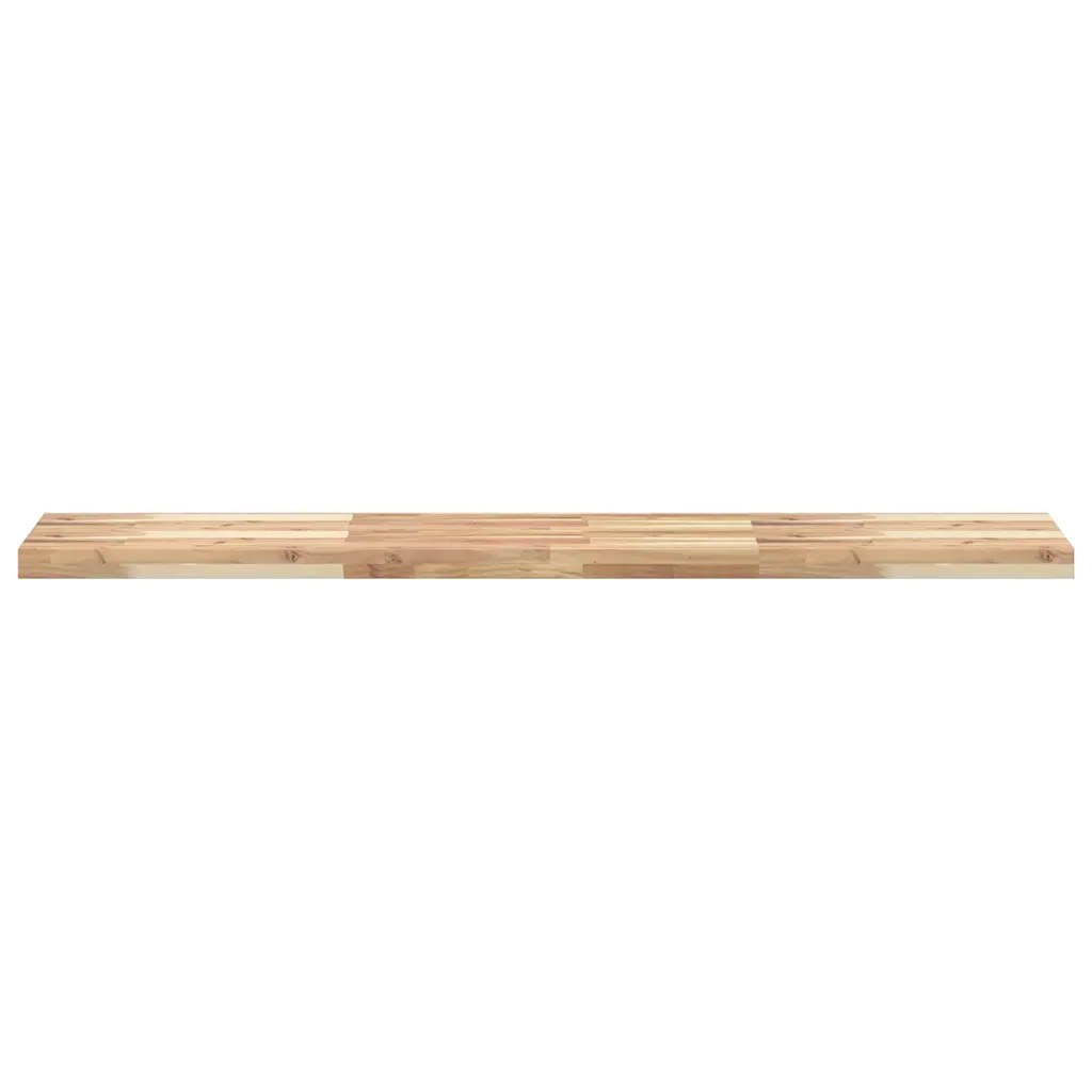 Mensole da Parete 2 pz 160x30x4 cm Legno Acacia Non Trattato 3279468
