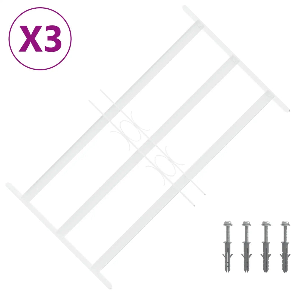 Griglia di Sicurezza per Finestra con 3 Traversine 3 pz CFW3131247