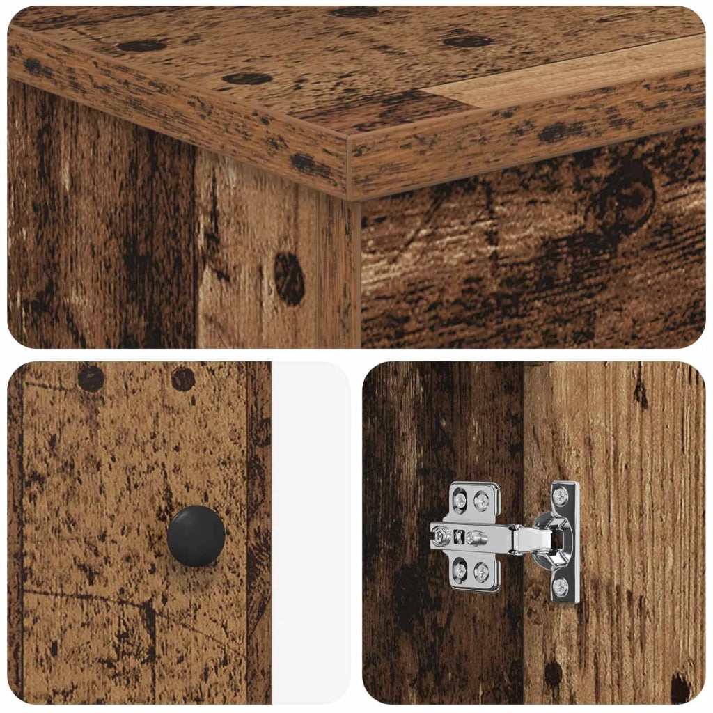 Set di mobili per il bagno Legno antico Legno ingegnerizzato 3404238
