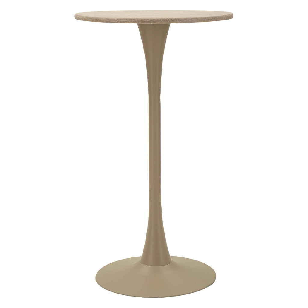 Leh, Tavolo Fisso 2 Posti, 60x60x106h cm Bianco Crema