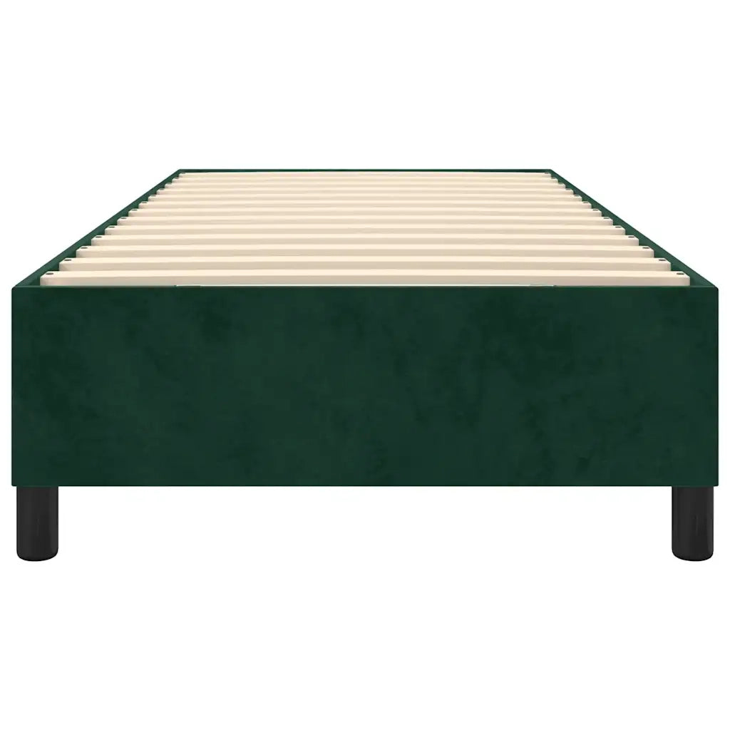 Giroletto a Molle Verde Scuro 90x190 cm in Velluto cod mxl 59821
