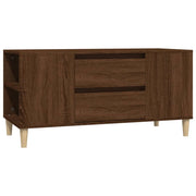 Mobile TV multimediale scaffale TV credenza mobile TV sala da pranzo soggiorno camera da letto rovere 102 x 44,5 x 50 cm legno ingegnerizzato marrone 02_0027145