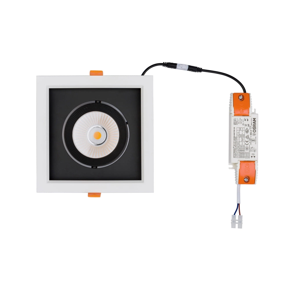 Nowodvorski DIA 8718 faretto LED quadrato bianco 30W