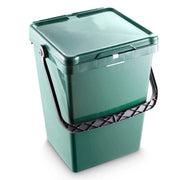 Pattumiera da cucina per raccolta differenziata umido, vetro, carta, verde 10 lt