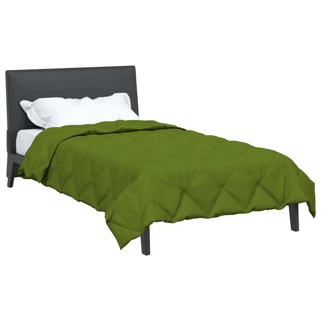 Piumone | Duvet Estivo Verde 200 x 155 cm Microfibra
