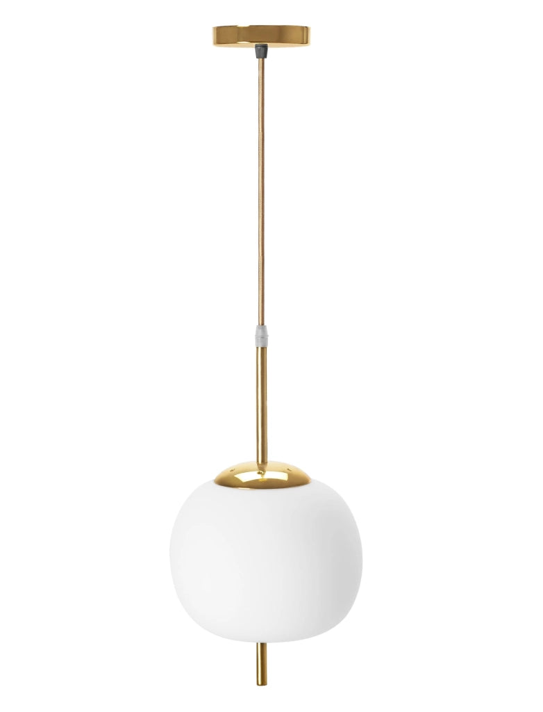 Lampada Da Soffitto Pensile Di Vetro Palla Bianco APP669-1CP