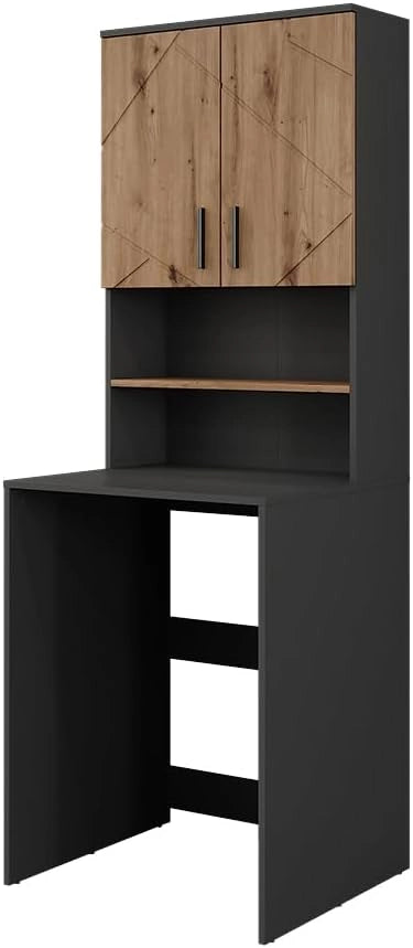 Struttura per mobile lavatrice Irma, Antracite/Artisan, 68 x 103.5 cm con 2 porte