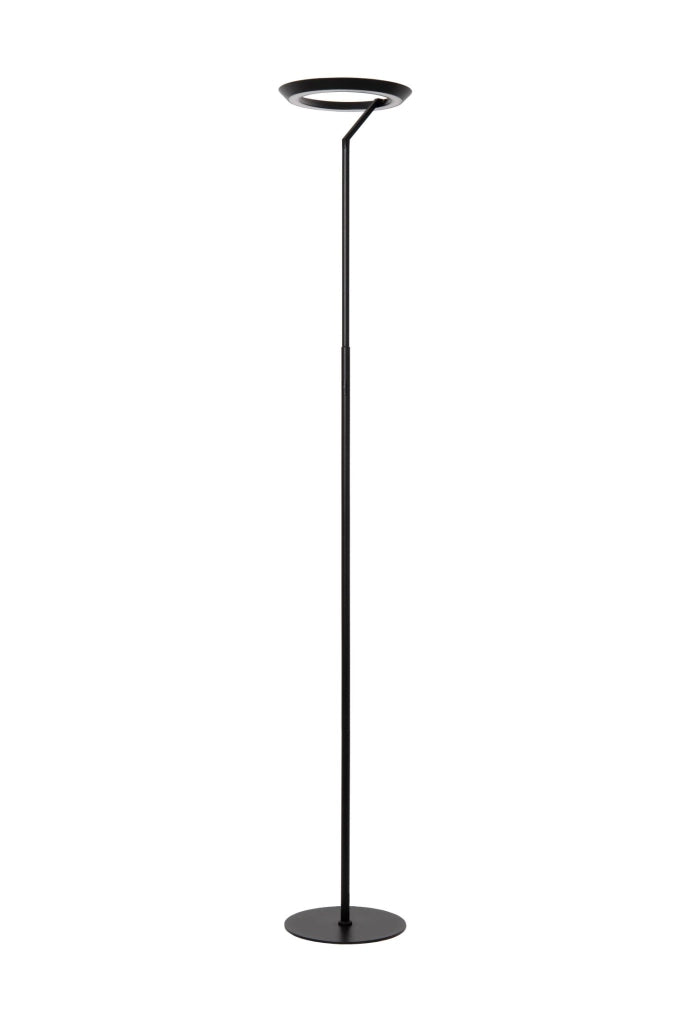 Lampada da terra LED CELESTE nera metallo Lucide