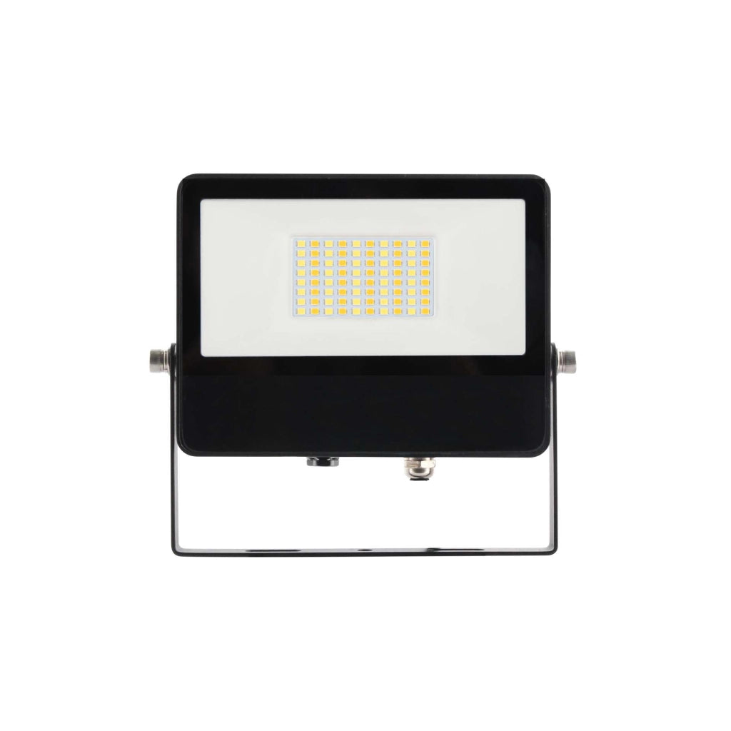 Proiettore LED da Esterno Sky 40W con Tecnologia Switch CCT 3000K/4000K/5000K, Fascio 115º, Struttura in Alluminio Nero - Beneito & Faure