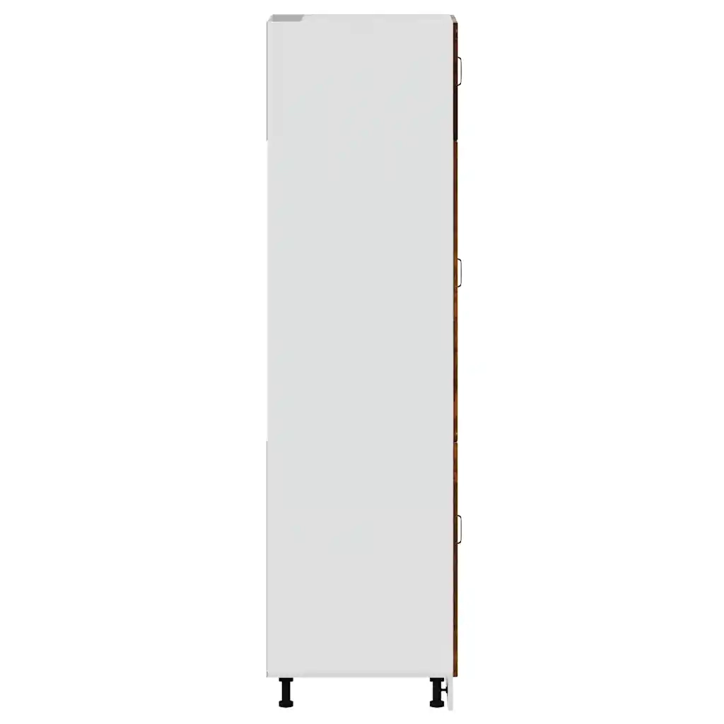 Armadio da Cucina Kalmar Rovere Fumo in Legno Multistrato 853632