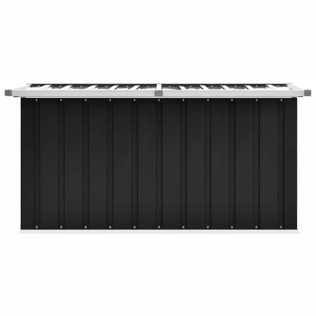 Baule portaoggetti da giardino antracite 129 x 67 x 65 cm 02_0013060