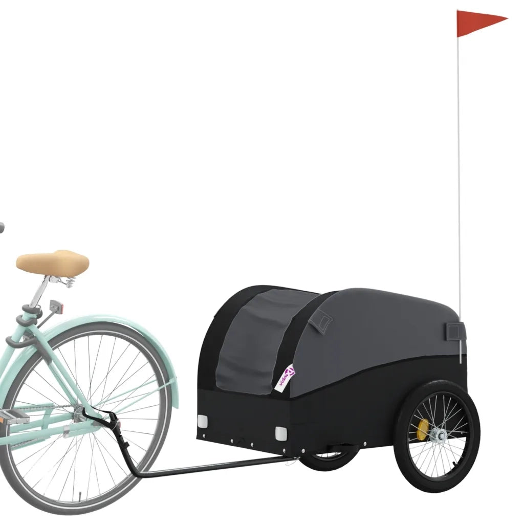 Rimorchio da Bici Nero 45 kg in Ferro CFW6569777