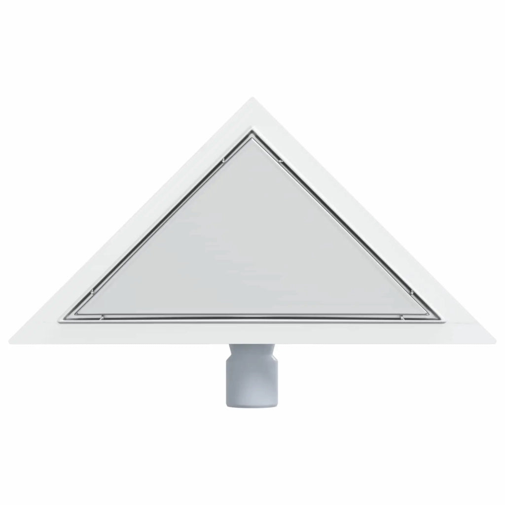 Scarico Doccia Triangolare 2 in 1 Argento 32 x 32 x 7,5 cm 42015936