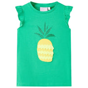 Maglietta da Bambina Verde 116cod mxl 91271