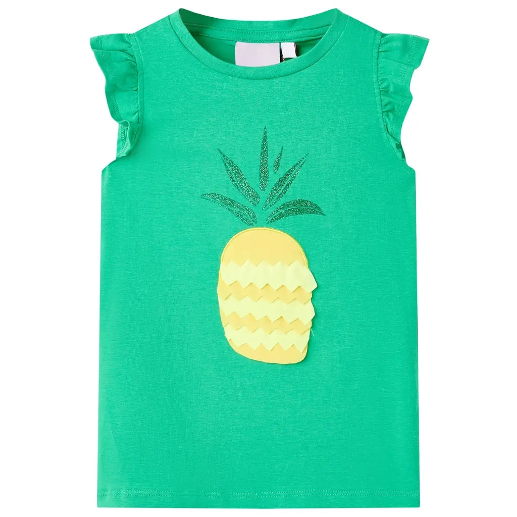 Maglietta da Bambina Verde 116cod mxl 91271