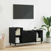 Mobile TV Rovere Nero 100 x 35 x 55 cm Legno multistrato