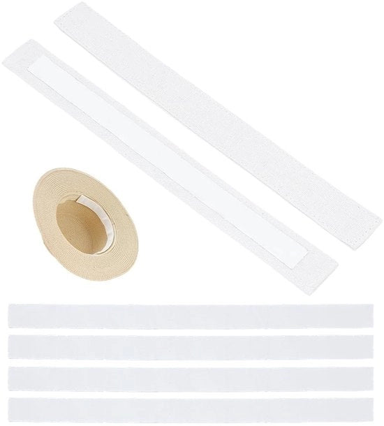 Insert per cappello con fascia di protezione, adesivo doppio lato, imbottitura di cotone, comodo, sport all'aperto, riduzione dell'odore