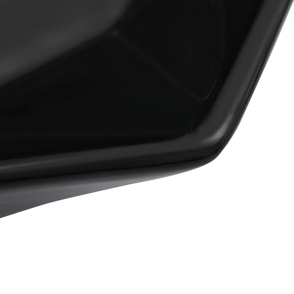 Lavandino-Lavello 41x36,5x12 cm in Ceramica Nero