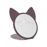 specchio da tavolo di design cat Viola ametista in Ferro e vetro per lo specchio 20x17x20h cm