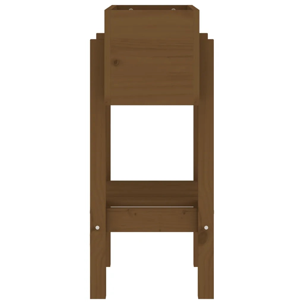 Fioriera da Giardino Ambra 62x30x69 cm Legno Massello di Pino 825236