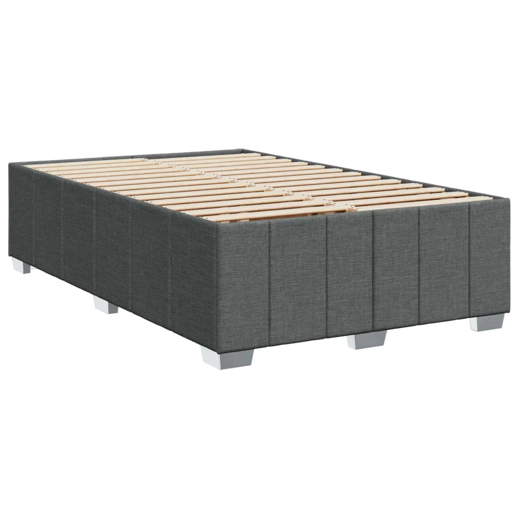 Letto box spring con materasso Grigio Scuro 120 x 190 cm 3454093