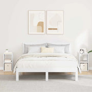 Comodino 2 pcs Bianco 25,5 x 22 x 49,5 cm Legno multistrato