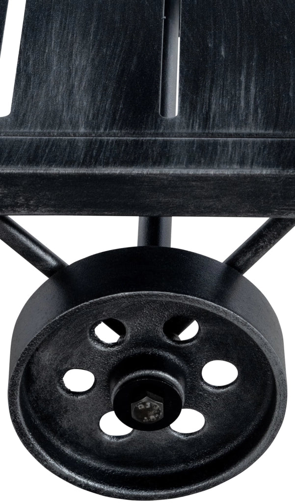 Carrello di servizio Spring Argento antico
