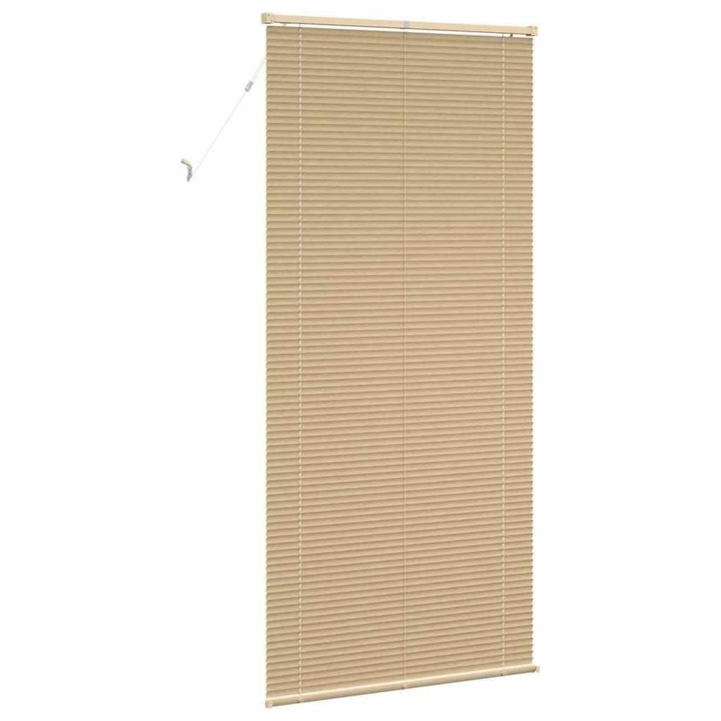 Tenda Veneziana Marrone Chiaro con Motivo 213 x 80 cm PVC 42003775