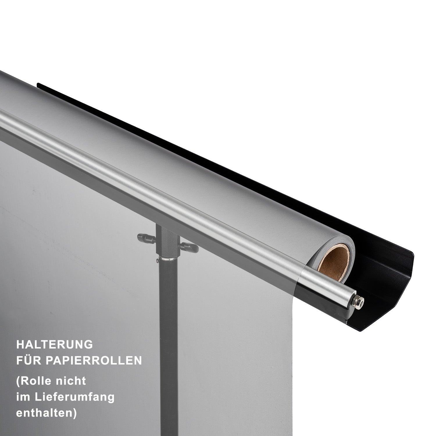 supporto per sfondo per treppiedi per lampade - utilizzo flessibile con sfondi di cartone fino a 1,35m, capacità di carico fino a 5kg, struttura in alluminio, meccanismo di sgancio