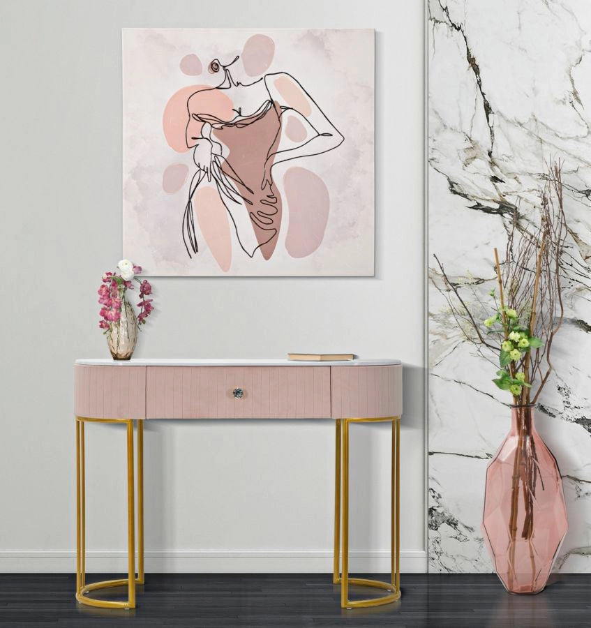 Stampa Artistica Donna 80x2,8x80 cm