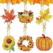 Decorazione artistica a strisce di pietra - set di 6 elementi in acrilico - decorazione per casa - diamante - pittura per esterni - decorazione per alberi e foglie - set di decorazioni