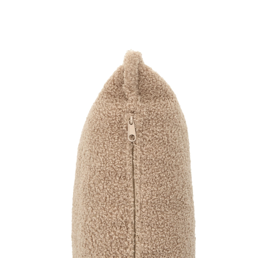 Poltrona classica retrò in tessuto con braccioli e cuscino Gambe in legno di gomma beige sabbia Retro Classico Soggiorno Tradizionale