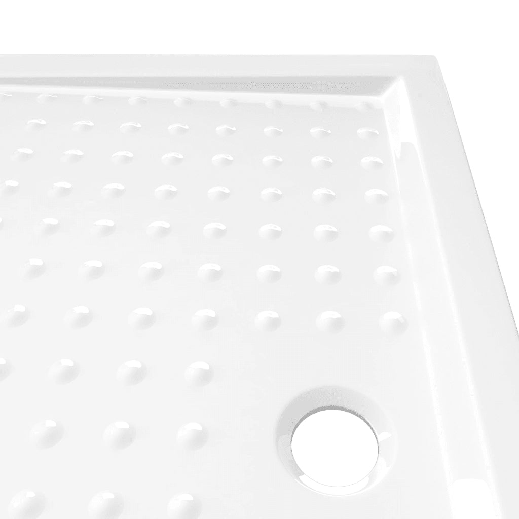 Piatto Doccia con Superficie Puntinata Bianco 70x100x4cm in ABS 148899