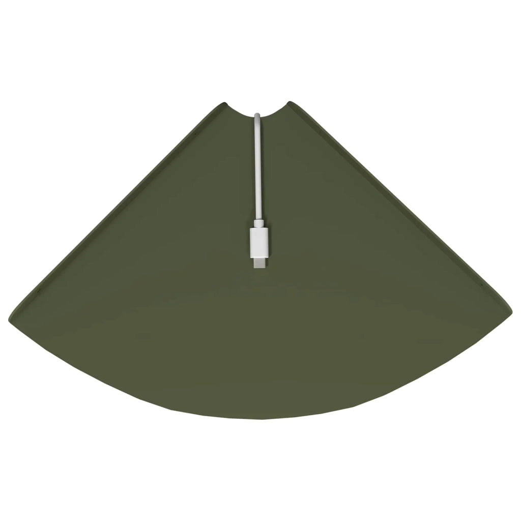 Mensola sospesa 4 pcs Verde oliva 24 x 24 x 2 cm 8004107